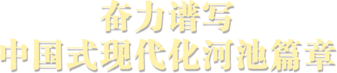 奋力谱写中国式现代化河池篇章